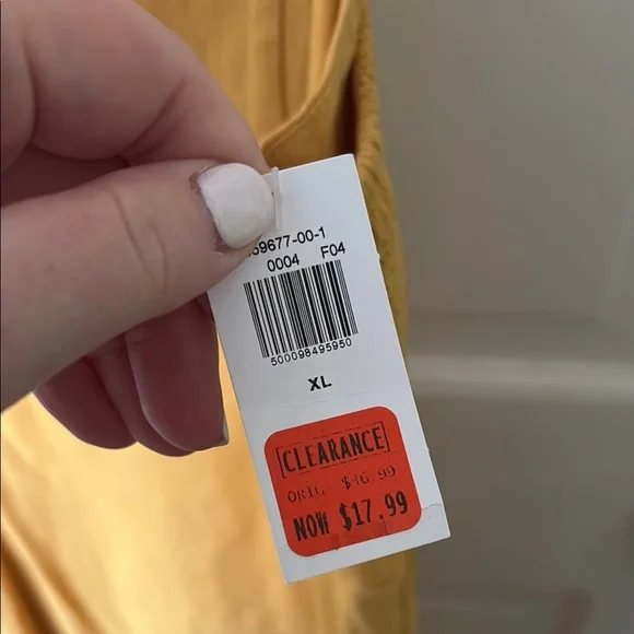 NWT Old Navy Mustard Yellow Dress - Picture 8 of 8